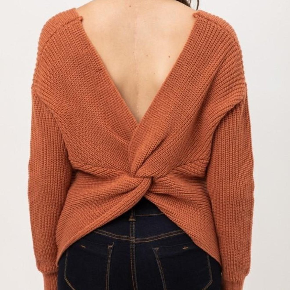 Love Tree Twist Sweater